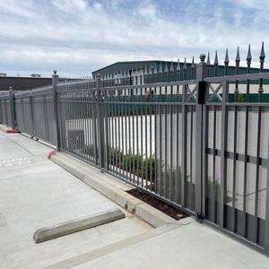Villa Acier Électrique Coulissante Pliante Portes Principales Maison Aluminium Bifold Type Porte Conception Acier Tubulaire Clôture Porte <span class=keywords><strong>En</strong></span> Vente - Product Image 3