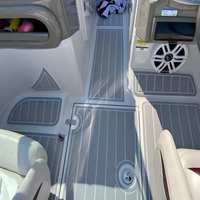 Plateforme de bain et tapis de cockpit pour bateau 2007 Crownline 230 LS, en mousse EVA imitation teck, style SeaDek MarineMat, auto-adhésif