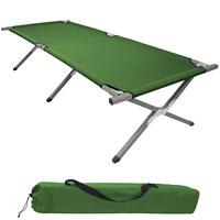 Lit pliant portable en aluminium et métal de haute qualité lit de camping pliant