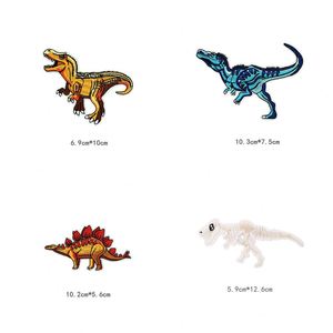 Wholesale Custom Iron on Embroidery Jurassic Era Dinosaur Patches for Cloth - Product Image 3