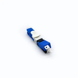 Best Price Plastic Singlemode Fiber Optic Fast Connector SC APC UPC Quick Connector For FTTH Drop Cable Field Termination