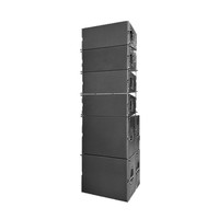 FUNINC FN-210 Ensemble de haut-parleurs Line-Array étanches à double woofer néodyme de 10 pouces, professionnels pour les spectacles en extérieur, les bars et les mariages