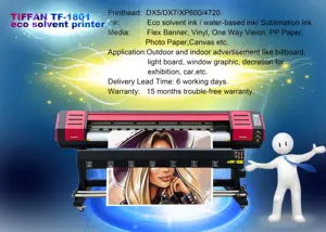 Bn-20 1.8 Goedkope Canvas Behang Groot Formaat Eco Oplosmiddel Printer Met Xp600 6 Voet 1.8M Eco-Solvent Printer Drukmachine