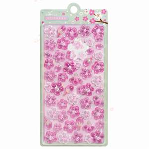 Pegatinas de Pared con Relieve Estereoscópico de Flores de Cerezo 3D, Calcomanías Florales de Sakura para Decoración del Hogar - Product Image 3