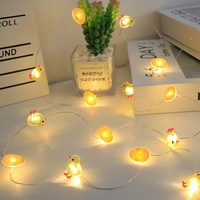 Décoration murale lumineuse de Pâques à piles, en fil de cuivre et plastique, avec lapin et carotte artificiels, pour la maison, les fêtes, Pâques et Thanksgiving
