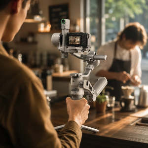 Combo de Gimbal Portátil para RS 4 Mini, Estabilizador de Cámara para Grabación en Interiores y Exteriores - Product Image 1