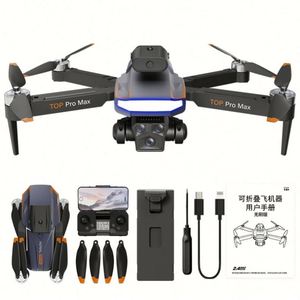 โดรน P18 GPS มอเตอร์ไร้แปรงถ่าน กล้อง HD พับได้ ระบบ Optical Flow พร้อมรีโมทคอนโทรล สำหรับการถ่ายภาพทางอากาศ - Product Image 5