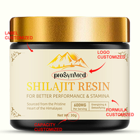 Sirop de résine de Shilajit pur de l'Himalaya OEM, marque privée, acide fulvique 85+, complexe de 85+ oligo-éléments, énergie, force, immunité