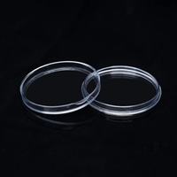 Evan HM18 Boîte à capsules pour pièces de monnaie portable, personnalisable, 40 mm, épaisseur 1 mm, pour pièces American Silver Eagle en argent sterling, boîte de rangement pour badges et artisanat