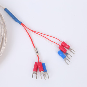 Threaded Resistance Temperature <b>Detector</b> 304 Stainless Steel <b>Wire</b> Leads Temperature Sensor For Water Tank Protection - Product Image 4