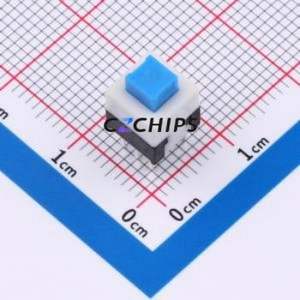 KFC707075-Z Push Button Switch DIP-6P,7x7mm Switch Double Pole Double Throw Self-Locking Square Button Through Hole - Product Image 1