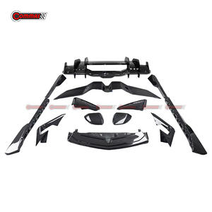 Kit carrosserie OEM en fibre de carbone sèche pour Lamborghini Revuelto : diffuseur avant et arrière, couvre-miroirs, jupes latérales, capot arrière, pièces automobiles - Product Image 1