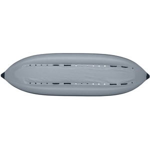 Canoa de aire completo y <span class=keywords><strong>doble</strong></span> para una sola persona, <span class=keywords><strong>kayak</strong></span> <span class=keywords><strong>inflable</strong></span> plegable, punto de caída de mar, color blanco, nuevo - Product Image 3