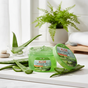 EYENLIP Gel Calmante de Aloe Orgánico 300ml, Crema Facial, Loción Coreana Nutritiva, Refrescante, Antienvejecimiento, Alivio del Acné, Para Todo Tipo de Piel - Product Image 3