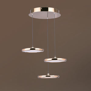 Lámpara Colgante LED de Cristal de Lujo Nórdico, 3000K Blanco Cálido, 2 Años de Garantía, Sala de Estar, Moderna, Minimalista, Pantalla Acrílica, 50000 Horas - Product Image 5