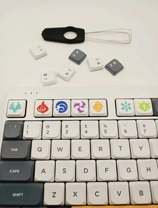 คีย์แคปงานแฮนด์เมดจาก <span class=keywords><strong>Genshin</strong></span> <span class=keywords><strong>Impact</strong></span> สำหรับสวิตช์แบบ Low Profile เช่น Cherry, Gateron, TTC - Product Image 6