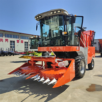 Moissonneuse-batteuse à prix réduit, petite moissonneuse-batteuse à maïs autopropulsée pour ensilage