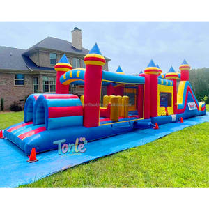 Parcours d'obstacles gonflable commercial, parcours d'obstacles gonflable avec <span class=keywords><strong>pistolet</strong></span> <span class=keywords><strong>Nerf</strong></span> - Product Image 3