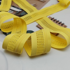 Factory Wholesale Custom Order Knitted Elastic Band Roll Waistband for Garments <b>Webbing</b> Product Bra Shoulder Straps Bra Tape - Product Image 2