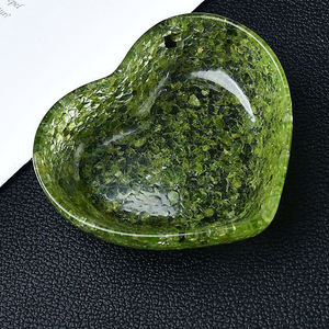 Ciotola di pietra 75mm Multi tipo di pietra naturale di alta qualità guarigione portafortuna ciotola di cristallo artigianato - Product Image 2