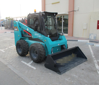 Bucket 0.4m³ SWL3220 1100kg Skid Steer Loader untuk Lokasi Konstruksi Bangunan