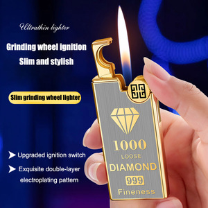Briquet DEBANG 2025 avec meule à aiguiser, rechargeable au <span class=keywords><strong>gaz</strong></span> et personnalisable avec logo, briquet au butane - Product Image 5