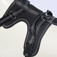 HIPHOPPET Harnais de Genou pour Chien en Nylon Personnalisable, Soutien de Jambe, Protection pour la Récupération des Blessures à la Patte Arrière, Manchon de Genou