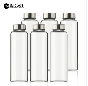 Le plus récent en gros grande capacité 32oz bouteille d'eau en verre borosilicaté d'eau chaude et froide avec couvercle en acier inoxydable SUS304 - Product Image 1