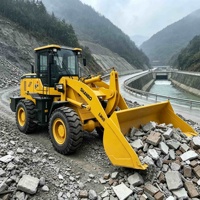 Chargeuse sur pneus fiable de 21 tonnes, transmission 4x4, hauteur de déchargement de 3322 mm, structure durable pour les travaux de terrassement, machines lourdes