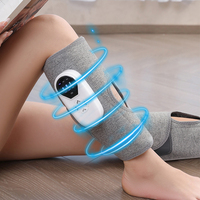 Maijing OEM Masseur de mollets sans fil à compression d'air avec chaleur, vibrations et contrôle de la minuterie, appareil rechargeable pour la circulation des jambes
