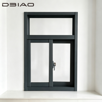 Ventanas Corredizas de Aluminio Económicas con Doble Vidrio Templado, Directamente de Fábrica