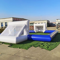 Terrain de sport gonflable extérieur, terrain de jeux gonflables, arène de football, arène de bumper ball gonflable