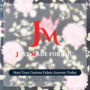 JM Luxury Material 100% 涤纶花卉印花面料乔其纱雪纺绉纱，适合女式连衣裙 - Product Image 6