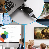 Adaptador VGA a HDTV, Convertidor de Audio y Cable de Alimentación, 1080P, Revestimiento de PVC, Diseño Compacto, para Computadora/Laptop, Monitor, TV, Proyector