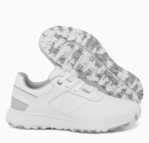 Chaussures de golf blanches imperméables, baskets de golf à semelles résistantes à l'usure, chaussures de sport légères, taille personnalisée - Product Image 1
