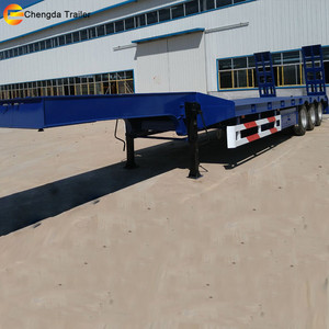 Semi-remorque surbaissée neuve de 2026, 3 essieux, capacité de charge de 80 tonnes, conception robuste, grande capacité de charge, à vendre - Product Image 4
