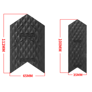 MUQZI Autocollants de protection de chaîne de vélo Autocollant de <span class=keywords><strong>cadre</strong></span> de vélo de montagne Autocollants de vélo en silicone résistants aux rayures - Product Image 3
