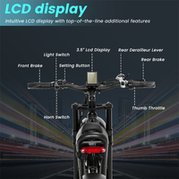 Entrepôt USA EU Sur Dirtbike électrique Ron Light Frame Bee vélos électriques Ultra 2000w double moteur Moto vélo électrique