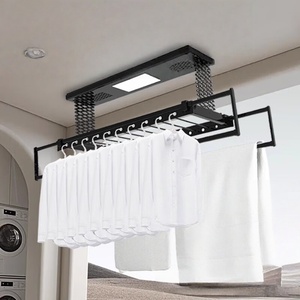 Smart Voice Control Ultra-thin Electric Clothes Drying Rack Automatic Lifting Balcony <b>Laundry</b> Rack - Product Image 5