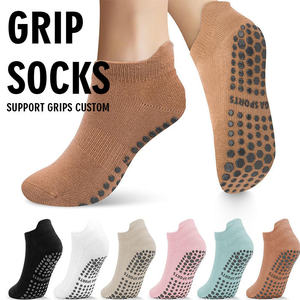 โรงงาน BiLu ขายส่งถุงเท้ากันลื่นหลากสีสำหรับผู้ชายและผู้หญิง เหมาะสำหรับพิลาทิส ฟิตเนส โยคะ - Product Image 1