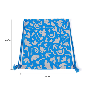 ZEHUI Customized Logo <strong>Drawstring</strong> Waterproof Sports <strong>Backpack</strong> with Oxford Fabric Polyester Material All Seasons Travel Storage - Product Image 2