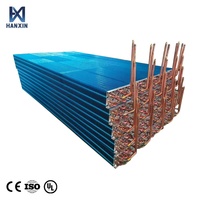 Bobine de condenseur CVC à prix compétitif, tube en cuivre et ailettes en aluminium pour système de réfrigération et d'échange thermique