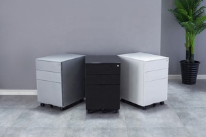 Nội Thất Văn Phòng Tủ Hồ Sơ <span class=keywords><strong>3</strong></span> Ngăn Kéo Bằng Thép Tủ Hồ Sơ Bệ Di Động Bằng Kim Loại Hoạt Động - Product Image 3