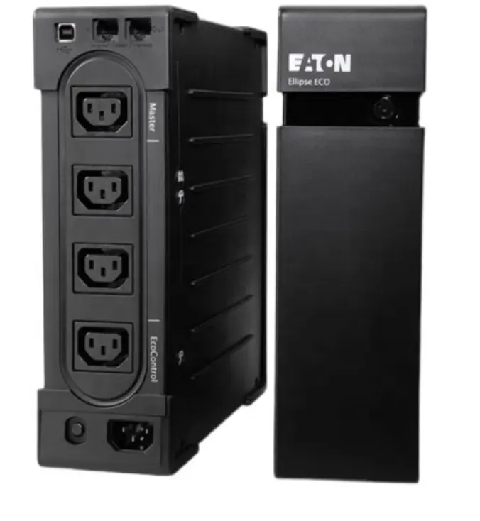 Eaton UPS Supply Backup catu daya UPS 650VA 230V Ellipse ECO 12V 7Ah baterai, catu daya tanpa sakelar Online 3KVA