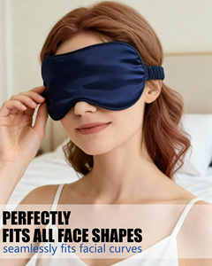 Antifaz para Dormir con Banda Elástica, Ligero, Cómodo y Suave de Seda Satinada para Hombres y Mujeres que Viajan - Product Image 2