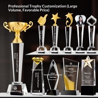 Trophée en résine cristalline personnalisable sablée pour récompense des employés excellents lors de la réunion annuelle de l'entreprise, danse des enfants