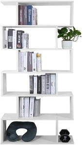 Libreria scrivania del Computer di legno appeso a parete camera ufficio nero libreria ad angolo - Product Image 6