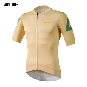 Tarstone Новый стиль ретро с коротким рукавом бесшовные велосипедные майки переработанный велосипед Джерси одежда производитель