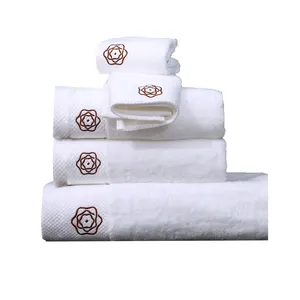 Luxury High Quality Pool Spa Bath White Gift Towel 170cm Luxury Bath Towel 100% Cotton For Home Hotel