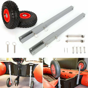 Anshun Heavy Duty Aluminum Alloy <strong>Dinghy</strong> Launching <strong>Wheels</strong> for Inflatable Boats - Product Image 6
